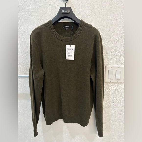 Theory Other - Theory cashmere sweater - military green - new with tags